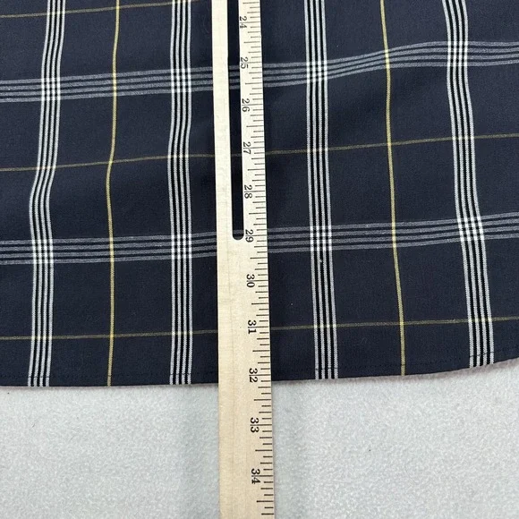 CE Schmidt Workwear Shirt Mens Large Blue Plaid Long Sleeve Button Up Work - Picture 10 of 11